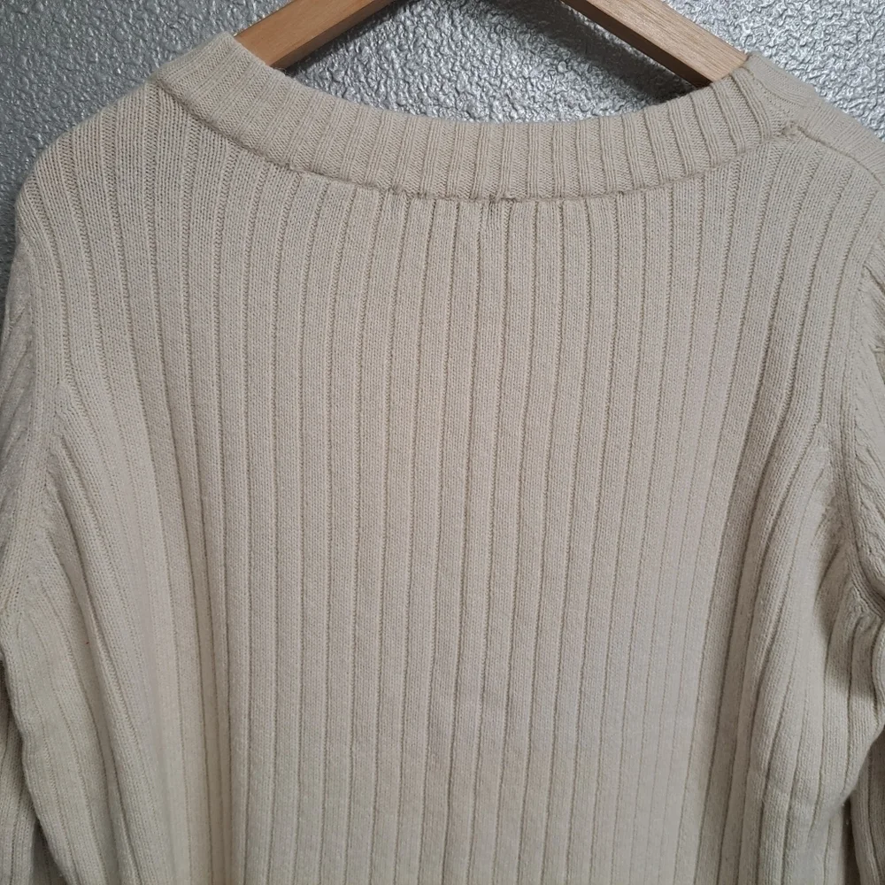 Karen Scott Silk/Rabbit Hair Pullover Sweater Size L